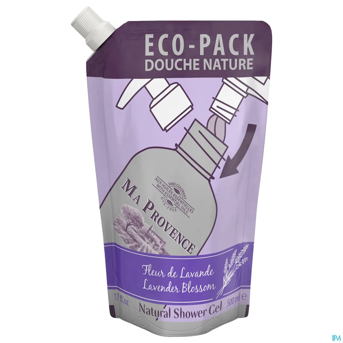 Ma Provence Gel Douche Fleur de Lavande Recharge 500ml