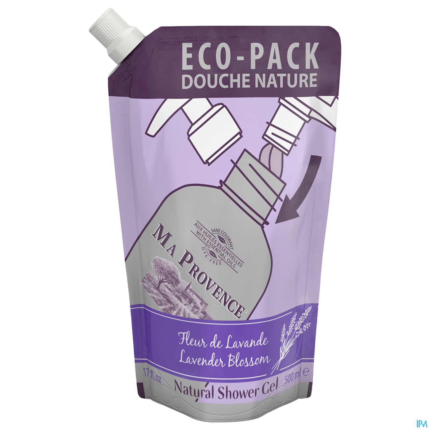 Ma Provence Douchegel Lavendelbloesem Navulling 500 ml - Ma Provence