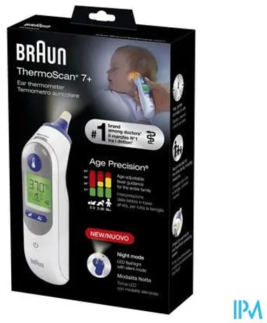 Braun Thermoscan 7+ oorthermometer