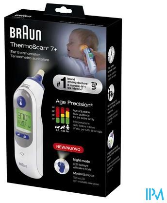 Braun Thermoscan 7+ oorthermometer - Braun
