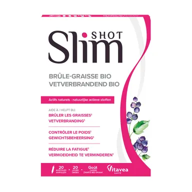 SlimShot Brûle-Graisse Bio 20 Ampoules