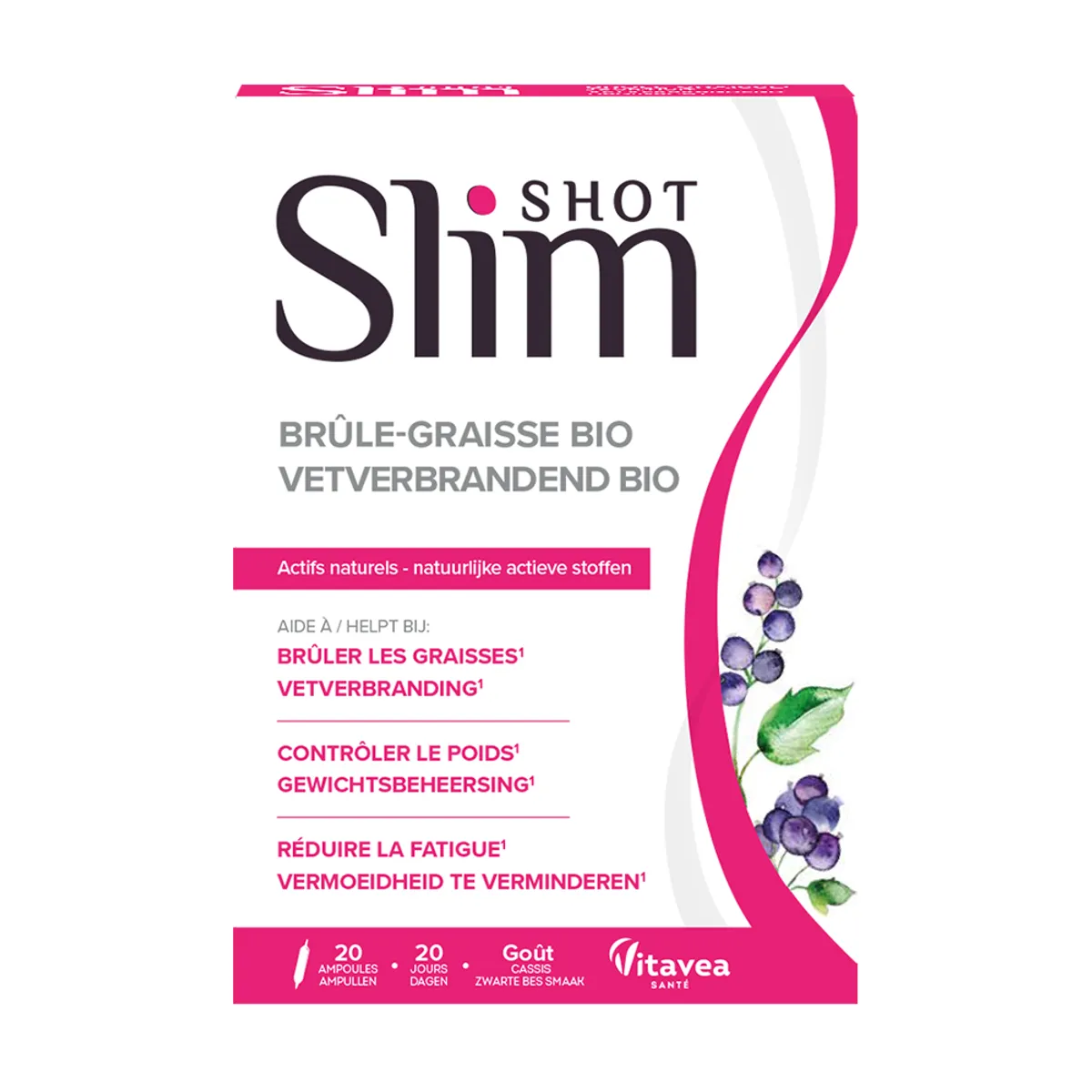SlimShot Vetverbrander Biologisch 20 Ampullen