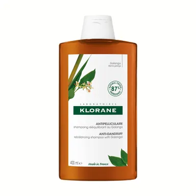 Klorane Balansherstellende Behandelende Antiroosshampoo Galanga 400 ml