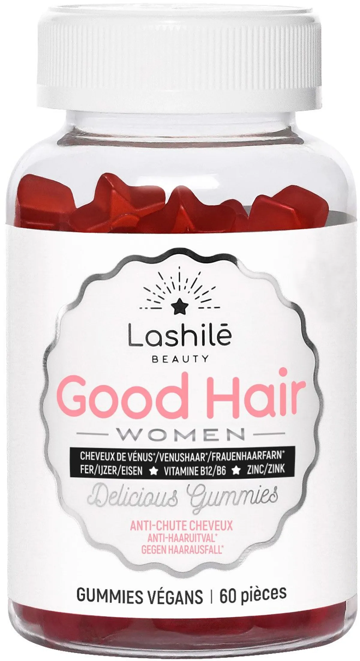 Lashilé Beauty Good Hair Women 60 Gummies