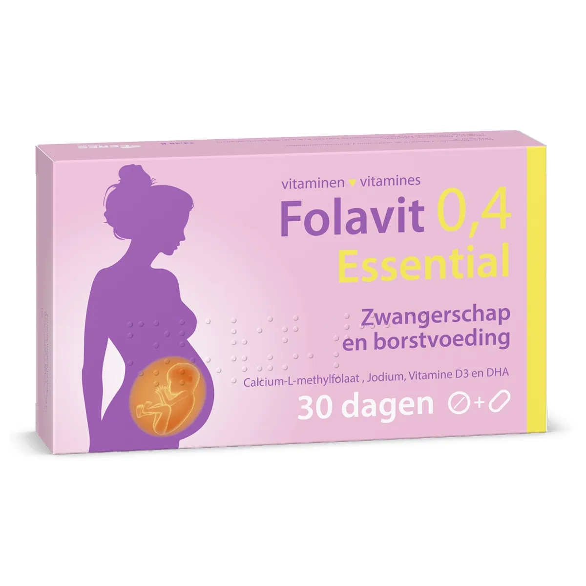 Folavit 0,4 mg Essential 30 Tabletten + 30 Capsules