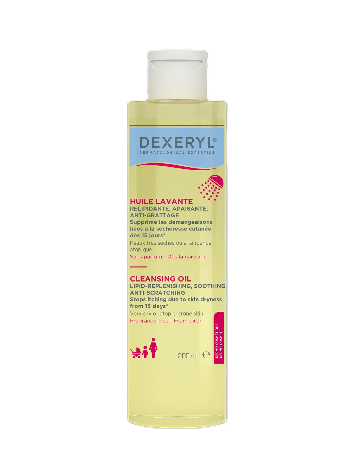 Dexeryl reinigingsolie 200 ml
