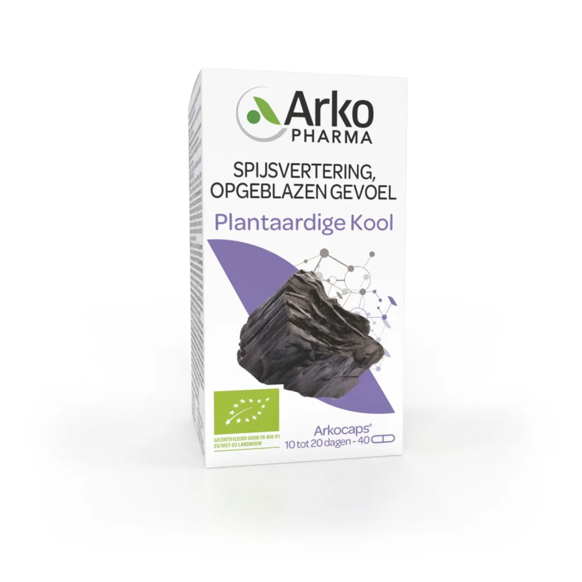 Arkogélules Koolstof Plantaardig Bio 45 Capsules