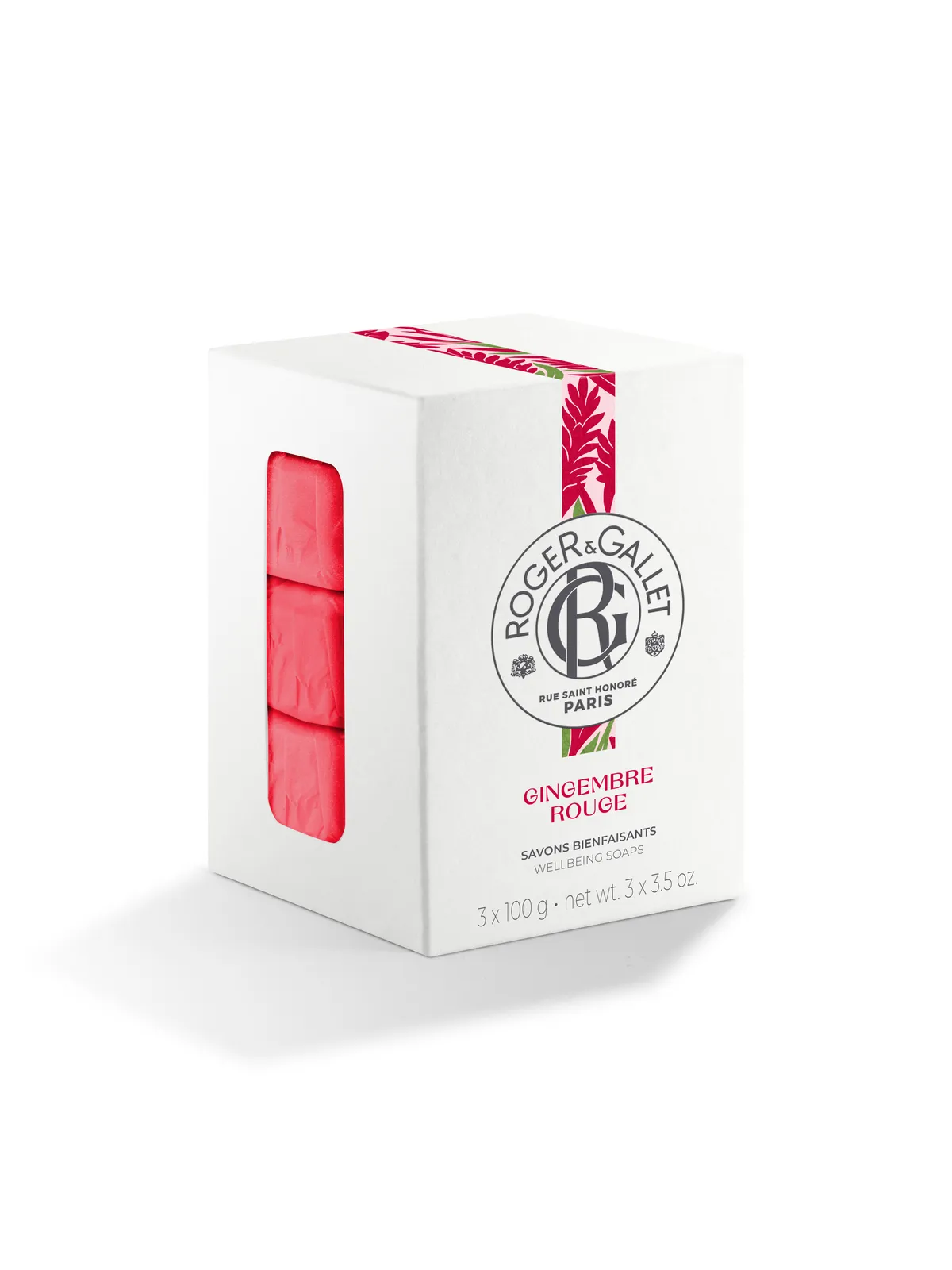 Roger&Gallet Gingembre Rouge Savon 3x100g