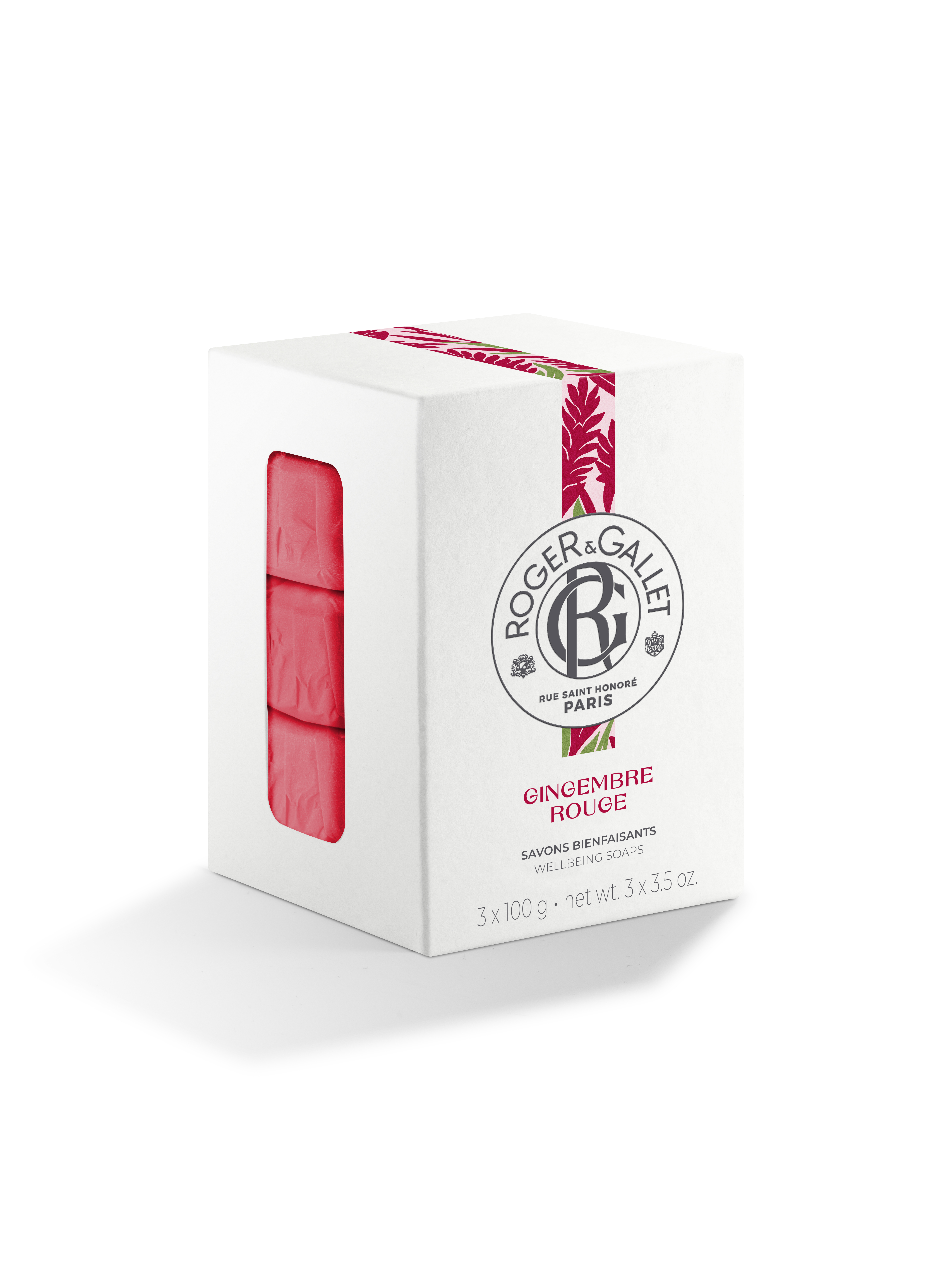 Roger&Gallet Rode Gember Zeep 3x100 g - Roger&Gallet