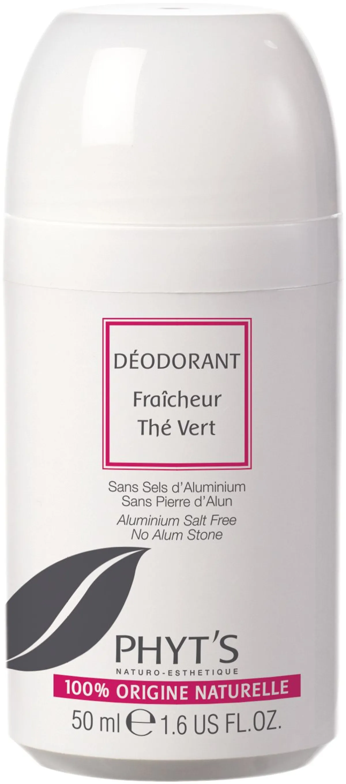 Phyt's Déodorant Fraîcheur Thé Vert Roll-On 50ml