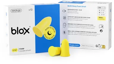 Blox Sleep Mousse Small Jaune 5 Paires