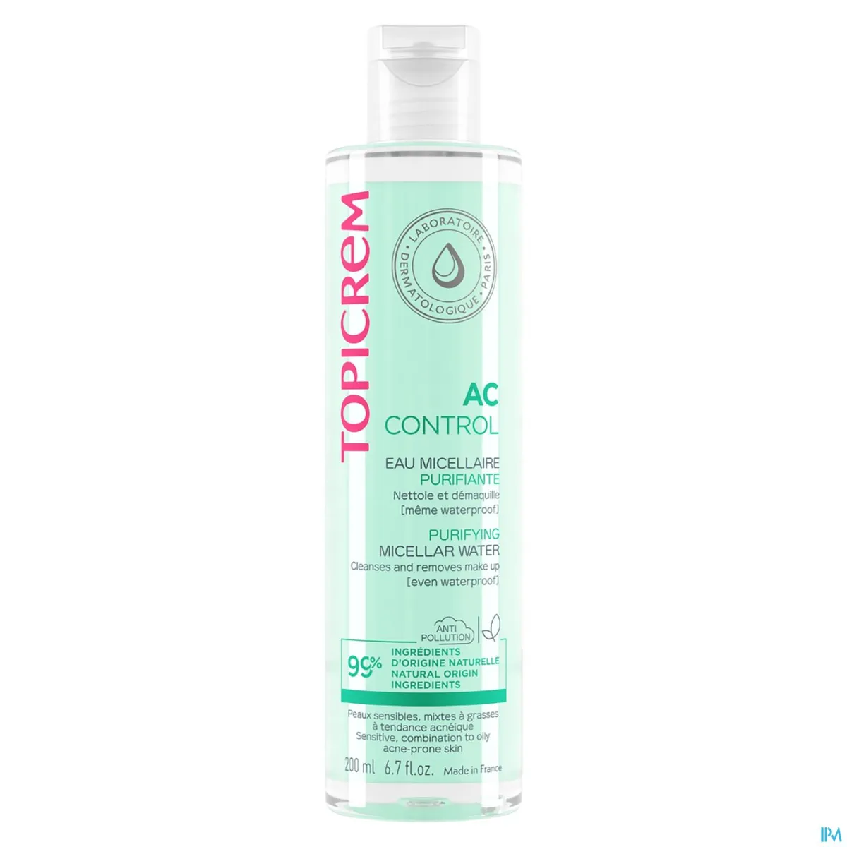 Topicrem AC Control Zuiverend Micellair Water 200 ml