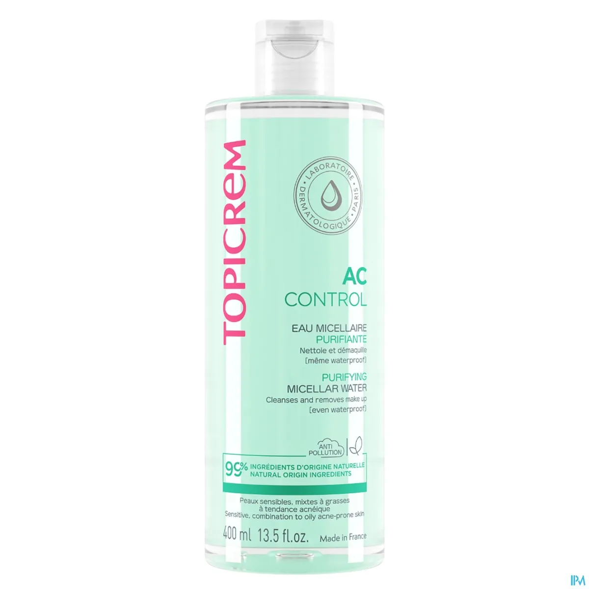 Topicrem AC Control Zuiverend Micellair Water 400 ml