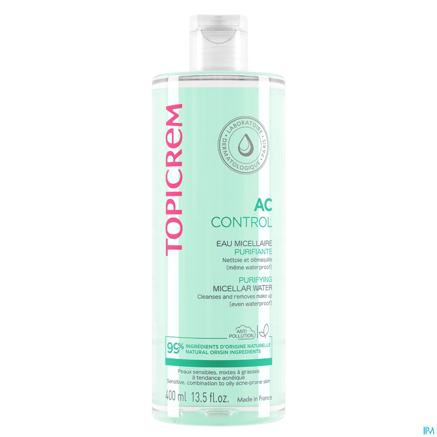 Topicrem AC Control Zuiverend Micellair Water 400 ml - Topicrem