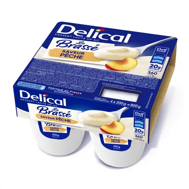 Delical Le Brassé Pêche 4x200g