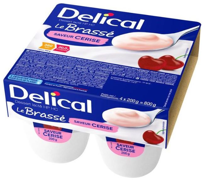 Delical Le Brassé Kers 4x200 g - Delical