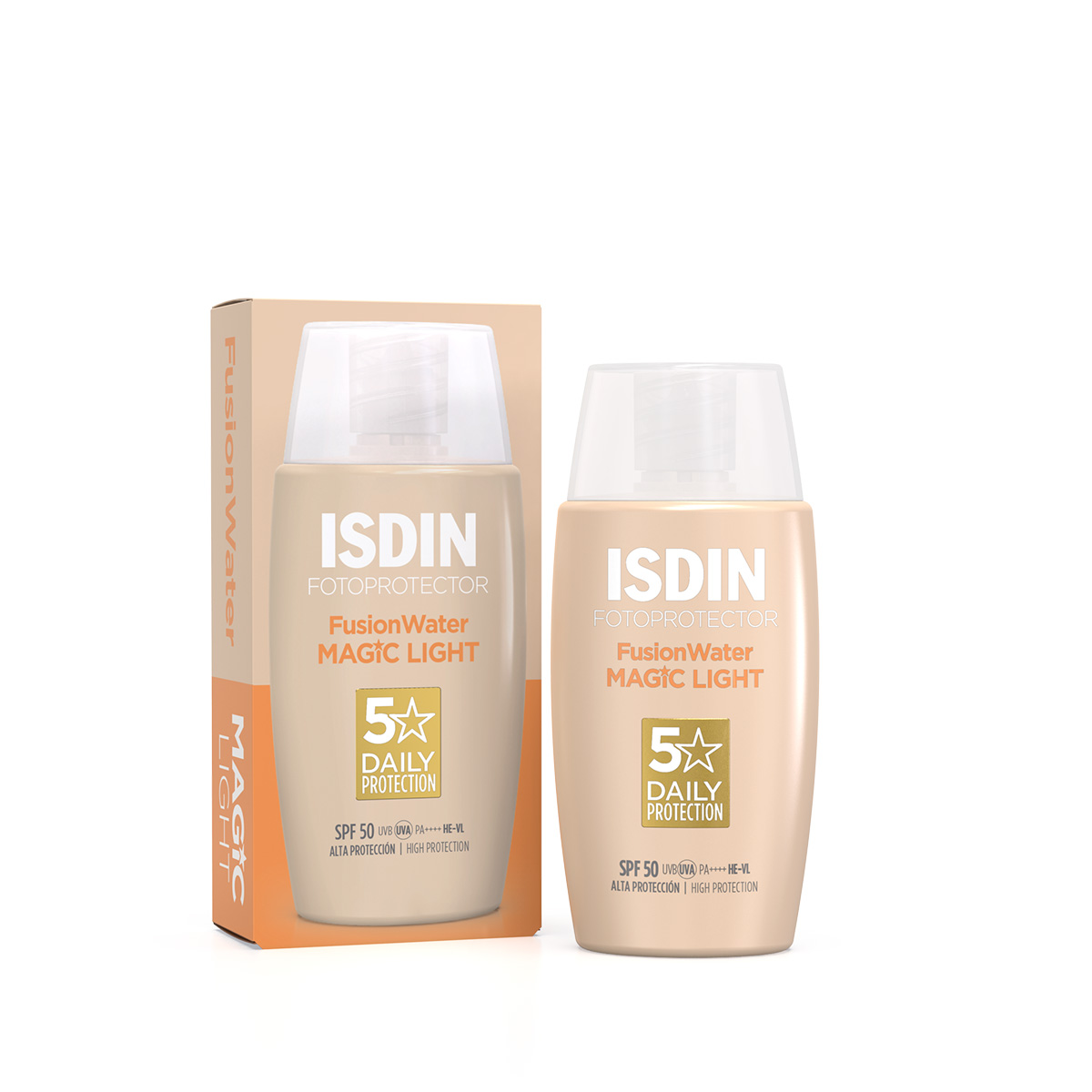 Isdin Fotoprotector Fusion Water Color Light SPF50+ 50 ml - ISDIN