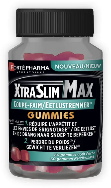 XtraSlim Max Eetlustremmer 60 Gummies
