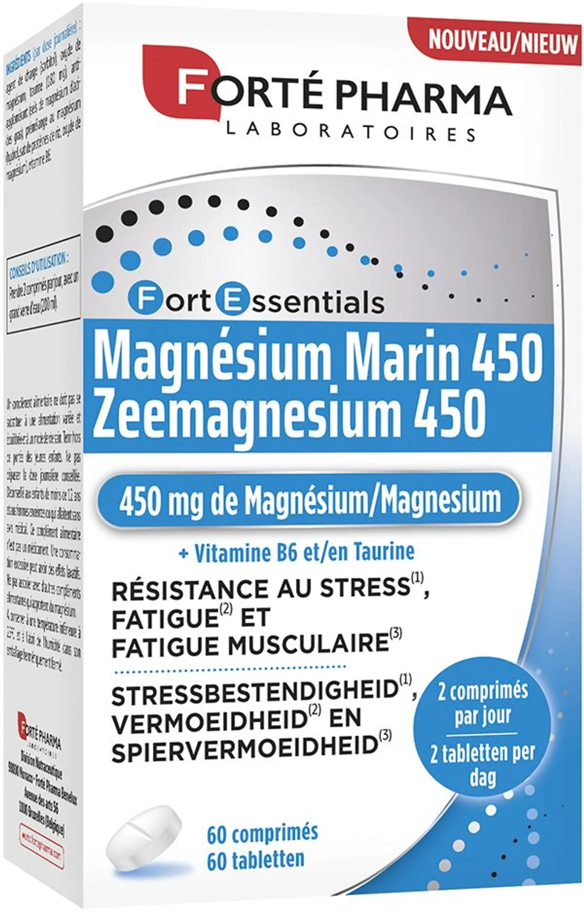 Forté Pharma Magnésium Marin 450 60 Comprimés