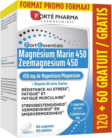 Forté Pharma Magnésium Marin 450 180 Comprimés