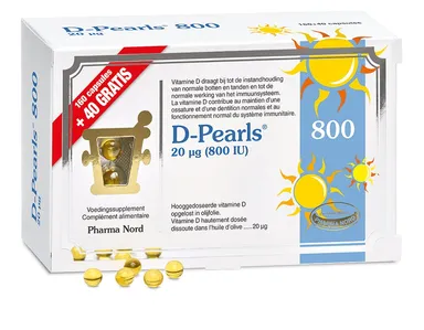 D-Pearls 800 160 + 40 Capsules Promopack