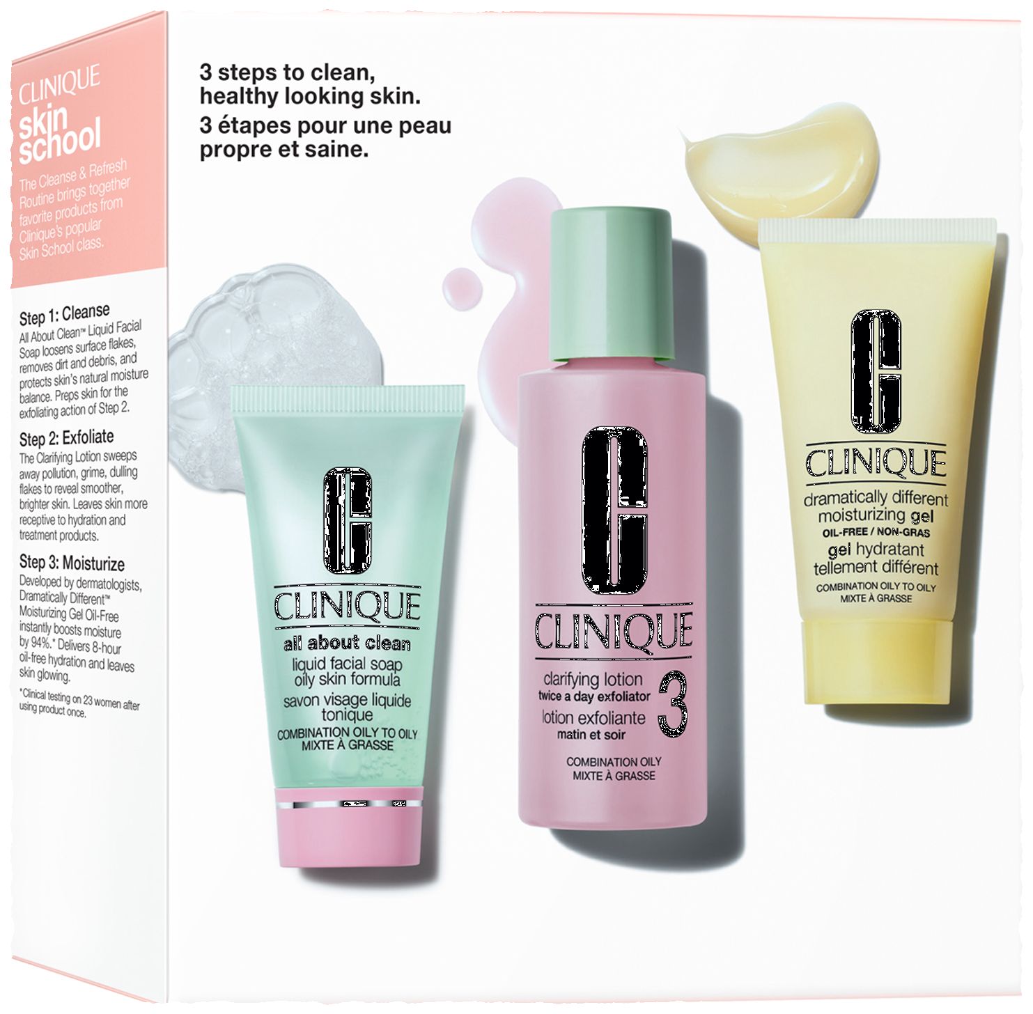 Clinique 3 Step Skin Type 3 Mini Kit 3 producten - Clinique