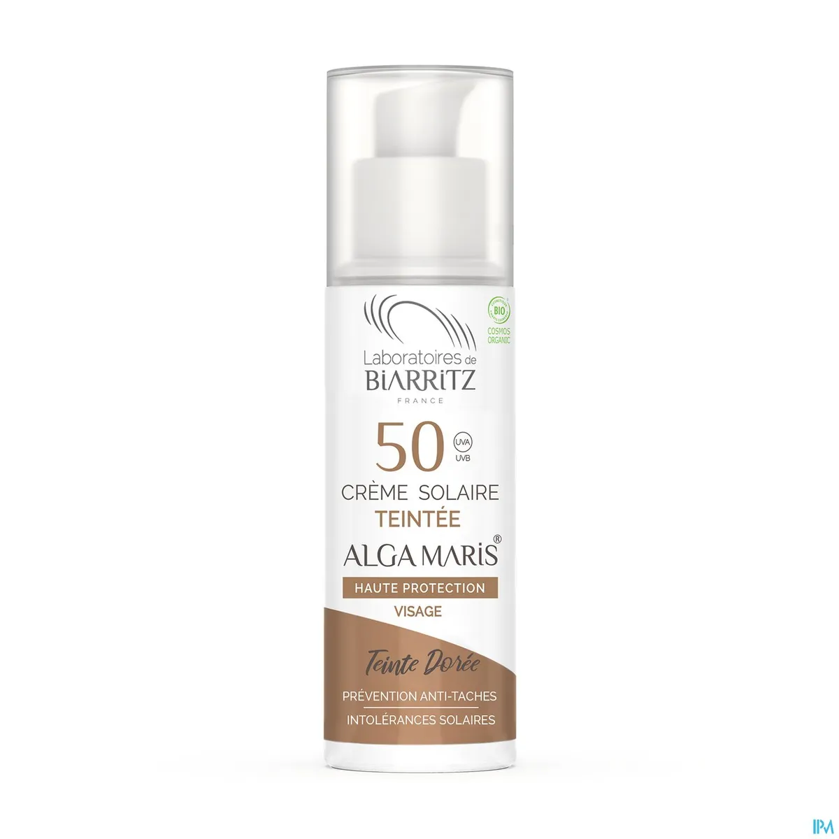 Alga Maris Zonnecrème Getint SPF 50 Goudbruin 50 ml