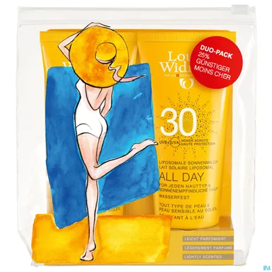 Louis Widmer All Day Crème Solaire IP30 Duo 2x100ml