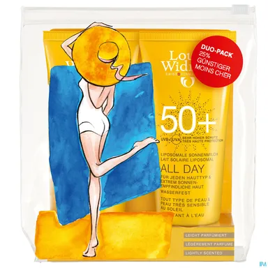 Widmer All Day 50+ Duo Parfumé Tube 2x100ml