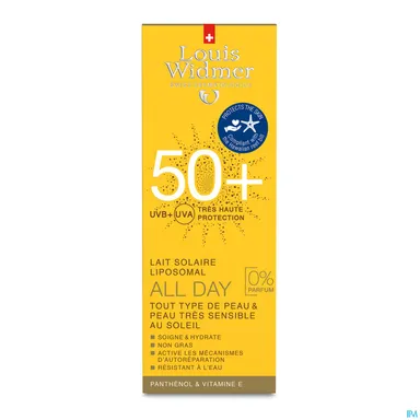 Louis Widmer All Day Zonnecrème SPF50+ 100 ml