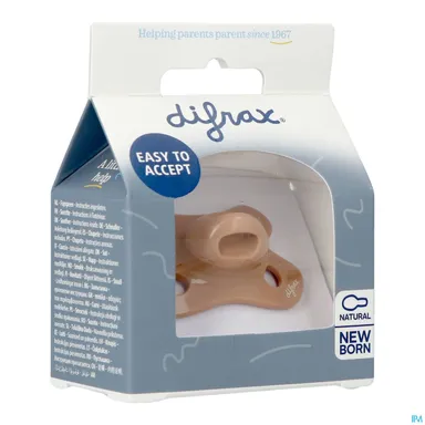 Diffrax Sucette Natural Newborn Caramel
