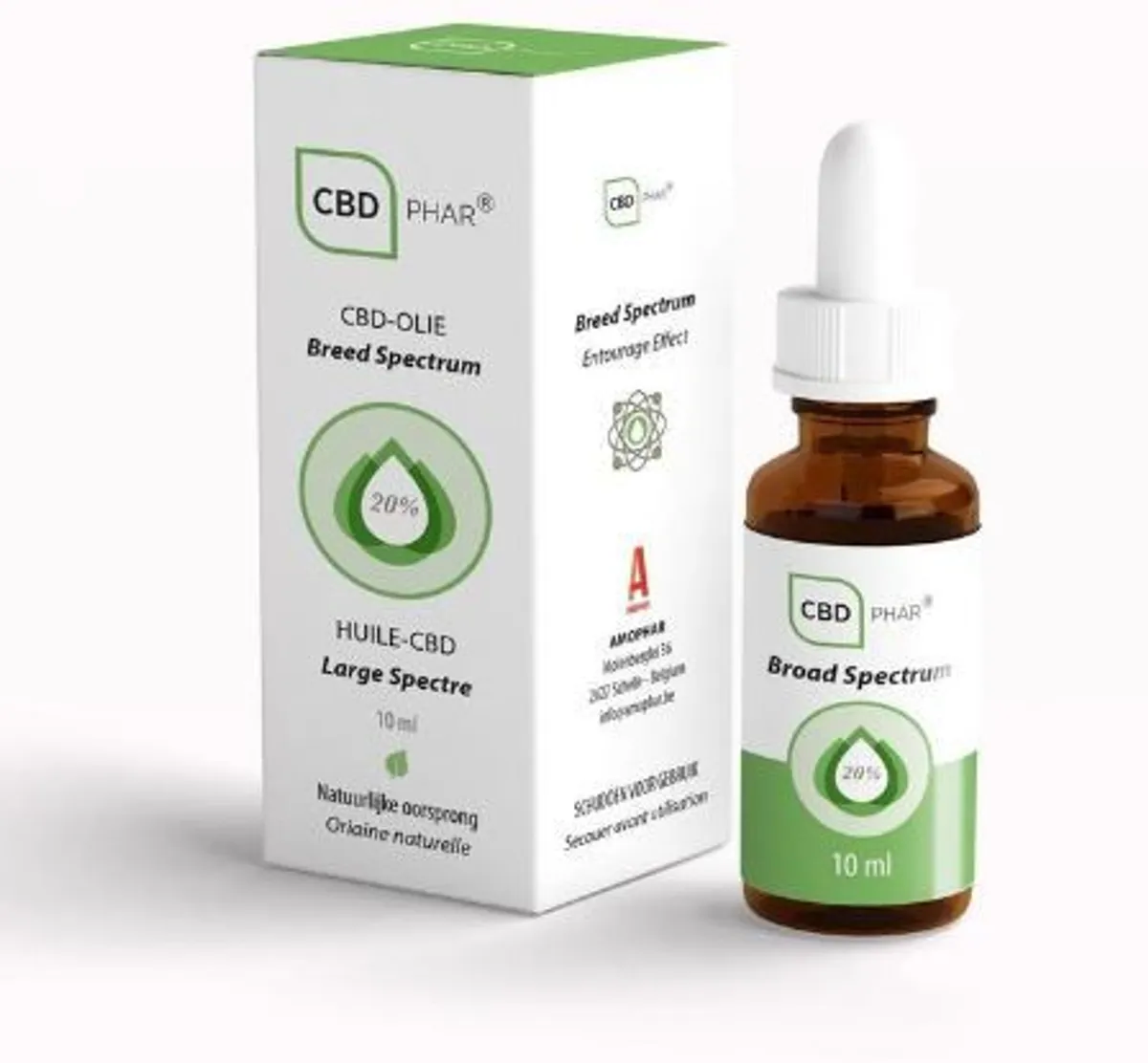 CBD Phar Huile Large Spectre 20% 10ml
