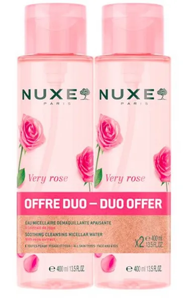 Nuxe Very Rose Kalmerend Micellair Water 3-in-1 Duo Pack 2 x 400 ml