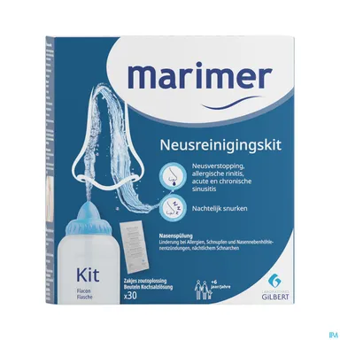 Marimer Set Neusspoeling Fles + 30 zakjes