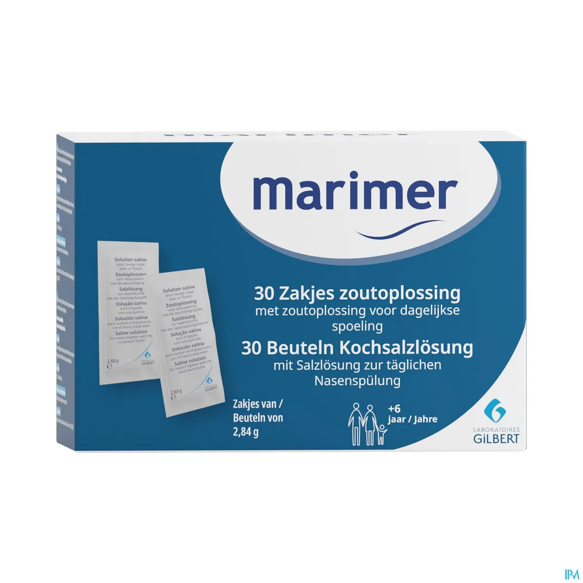Marimer Sachets Irrigation Nasale 30x2,84g