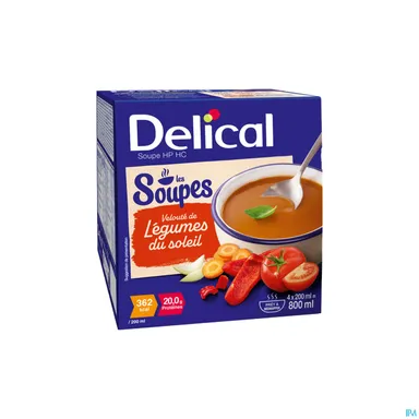 Delical Zonnige Groentesoep 4x200 ml