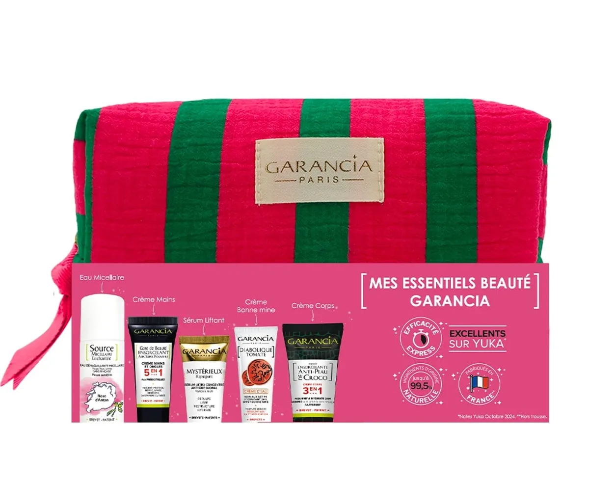Garancia Trousse Découverte Rouge & Vert 5 produits