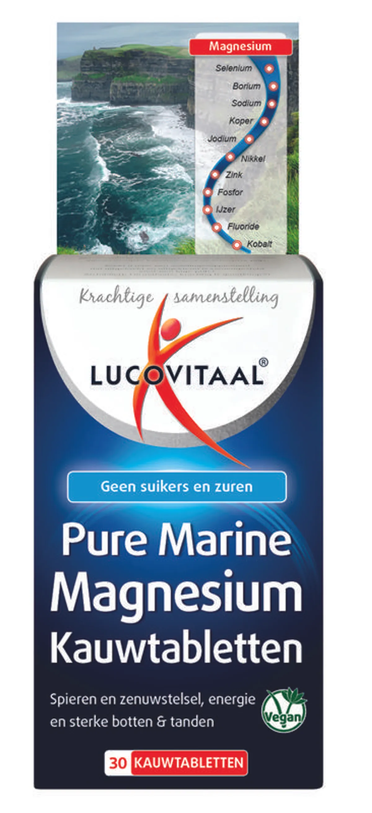 Lucovitaal Pure Marine Magnesium 30 Tabletten
