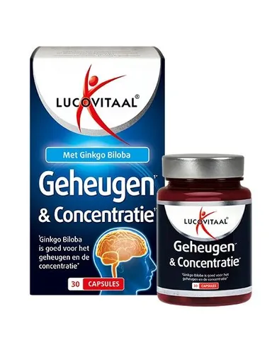 Lucovitaal Geheugen en Concentratie 30 Capsules