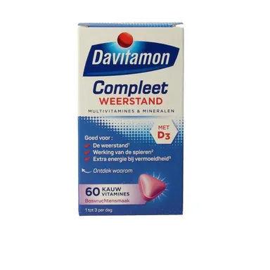 Davitamon Compleet Weerstand 60 Kauwtabletten
