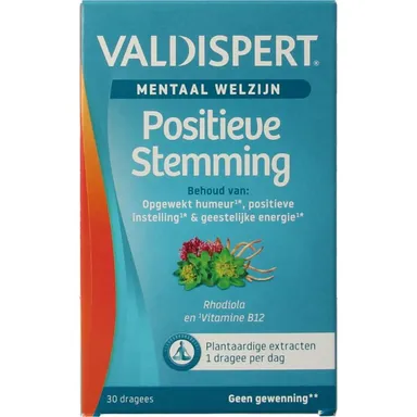 Valdispert Mentaal Welzijn Positieve Stemming 30 Dragees