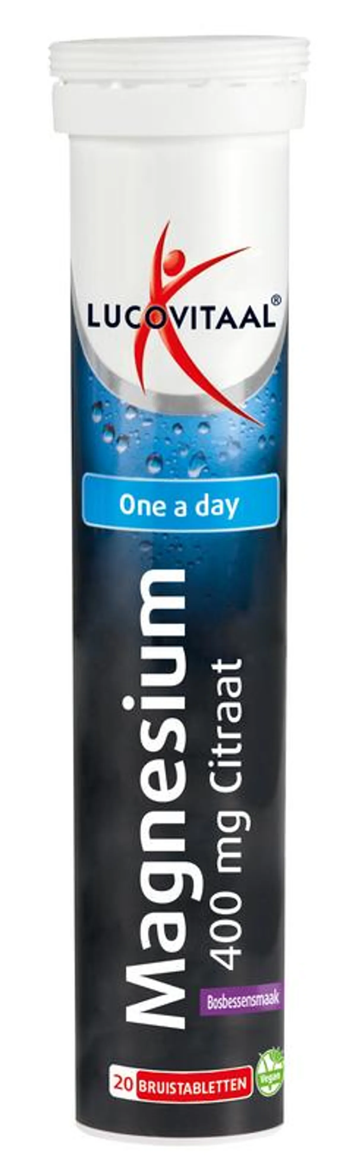 Lucovitaal Magnesium 400 mg Citraat 20 Bruistabletten