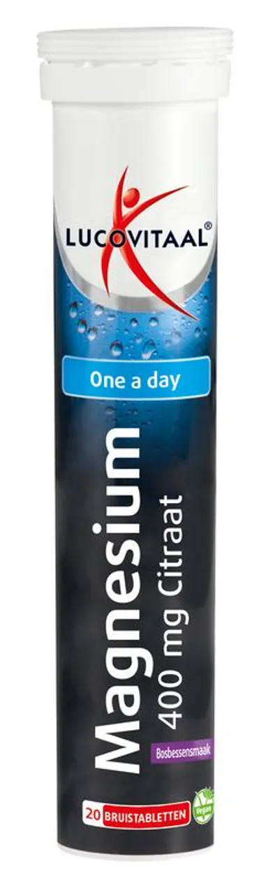 Lucovitaal Magnesium 400 mg Citraat 20 Bruistabletten