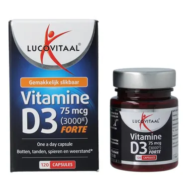 Lucovitaal Vitamine D3 120 Capsules