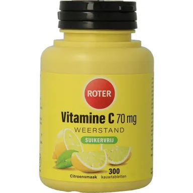 Roter Vitamine C 70 mg Suikervrij 300 Kauwtabletten