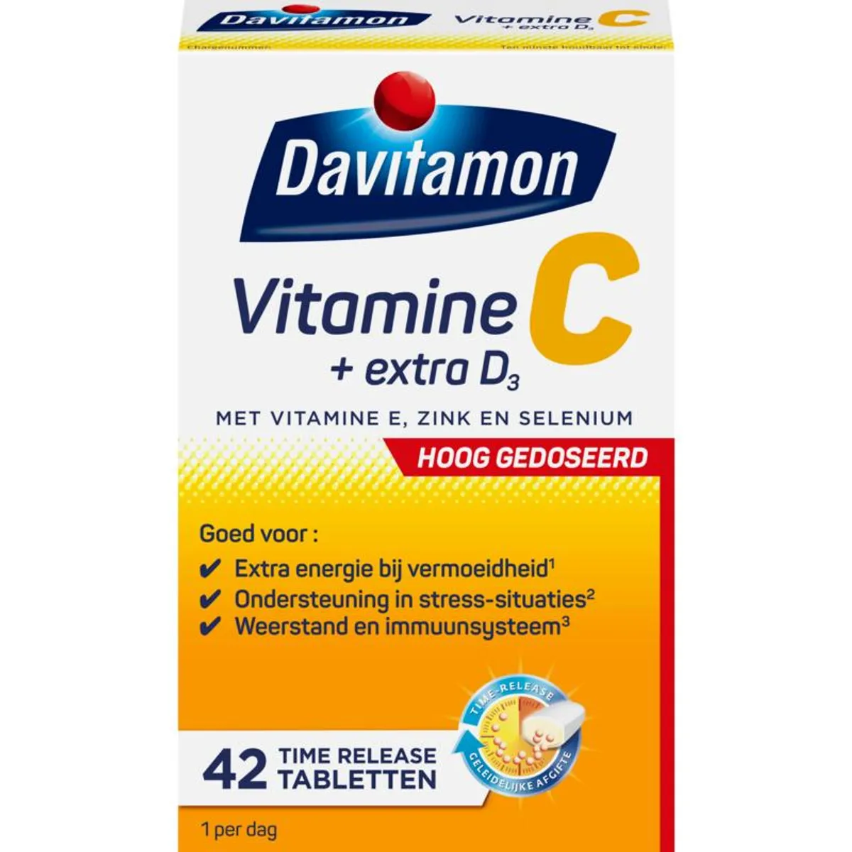 Davitamon Vitamine C en Extra D3 42 Tabletten