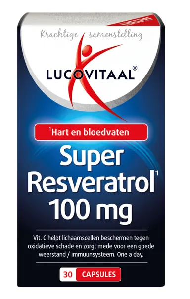 Lucovitaal Super Resveratrol 100 mg 30 Capsules