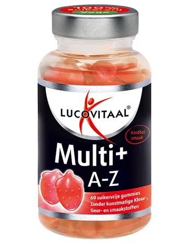 Lucovitaal Multi+ A-Z 60 Gummies Volwassenen Suikervrij