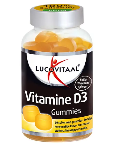 Lucovitaal Vitamine D3 60 Gummies Volwassenen