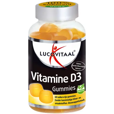 Lucovitaal Vitamine D3 60 Gummies Volwassenen